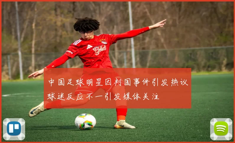 中国足球明星因判国事件引发热议球迷反应不一引发媒体关注