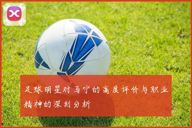 足球明星对马宁的高度评价与职业精神的深刻分析